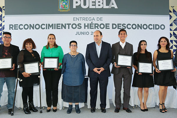 Reconoce Gobierno del Estado a “Héroes Desconocidos”
