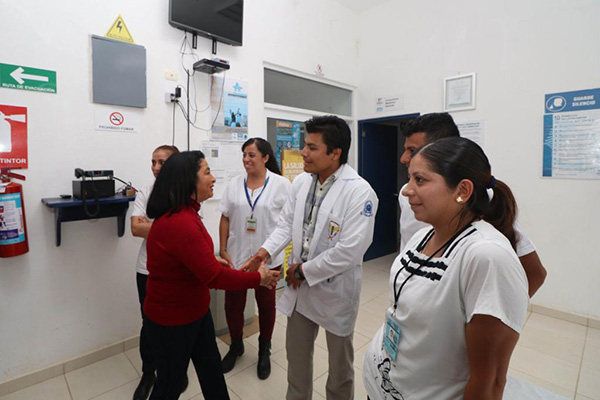 Supervisión permanente a los hospitales y centros de salud en Puebla
