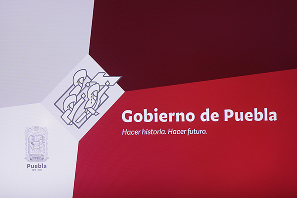 Imagen del gobierno de Miguel Barbosa opta por elementos históricos