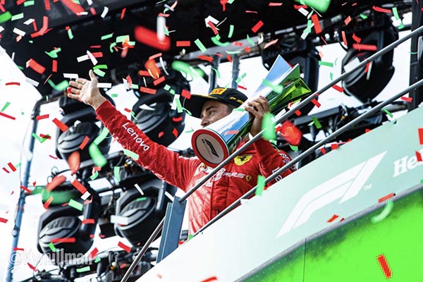 Ferrari vuelve al podio italiano de Fórmula 1 tras 9 años de ausencia