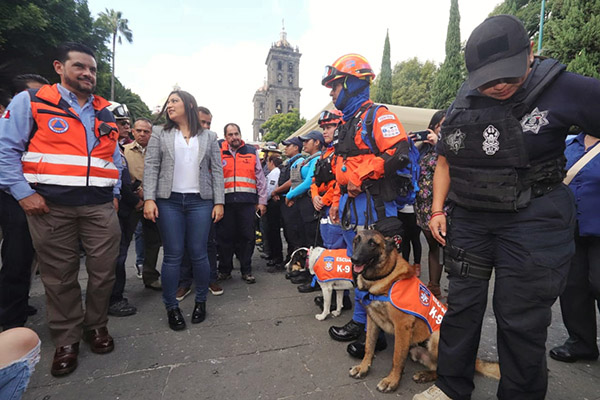 Poco más de 2,000 personas reviven contingencias de 1985 y 2017
