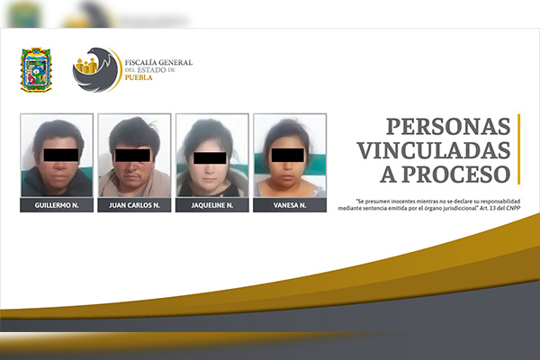 Tras robo a negocio, FGE obtuvo prisión contra cuatro personas