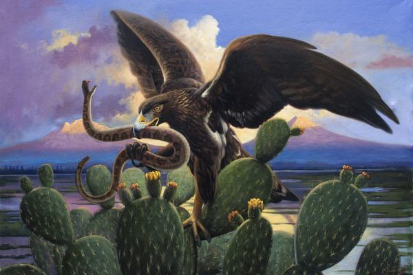 Águila devorando serpiente, otro mito de la historia mexicana